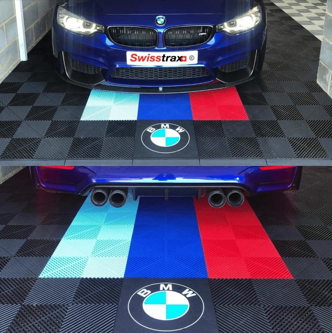 BMW - Logo Floor Tile - Garage Floor Tile Company
