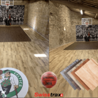 sol terrain de basket